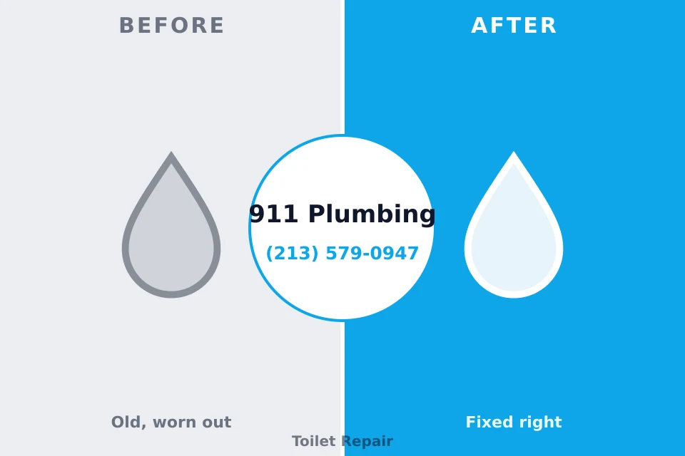 Before and after: plumbing company Coudersport, PA